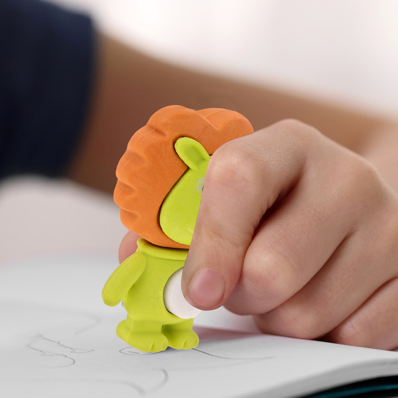 Lion Stationery & Office Supply(Kunshan)Co.Ltd - 18Pcs Small Lion Erasers Kids Tpr