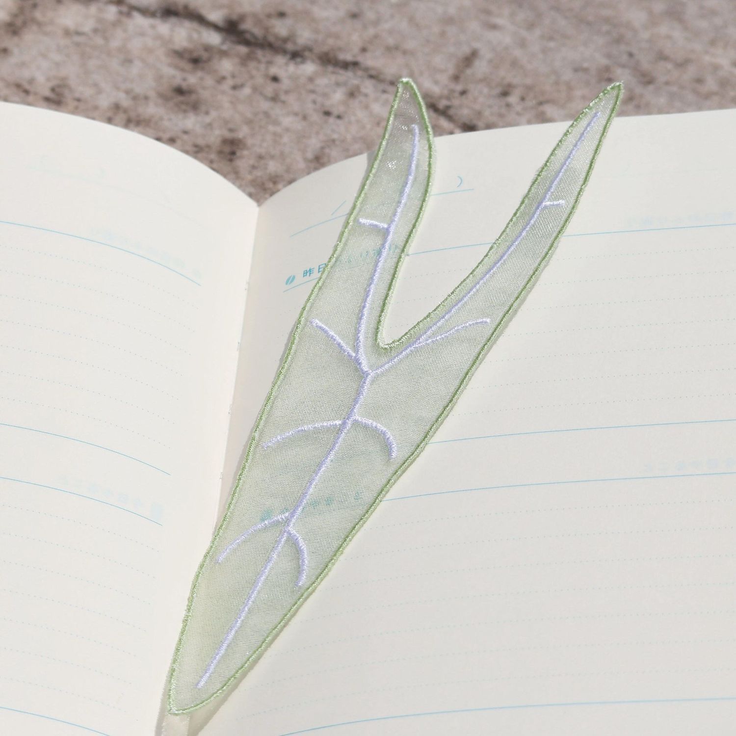Organza Embroidery Leaf Bookma - огляд і ціна Office Supply Office Stationery Items