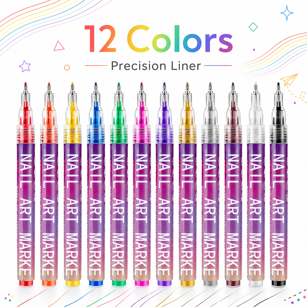 12 Pcs 0.5mm Fine Line Marker  - огляд і ціна Fountain Pen Ink