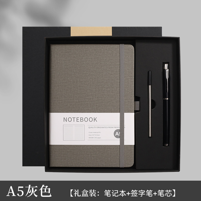 A5 Notebook Gift Set with Ball - огляд і ціна Journal Leather Hardcover